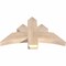 Ekena Millwork Alberta Smooth Timber Gable Bracket, Douglas Fir, 36"W x 21"H x 3 1/2"D x 5 1/2"F, 14/12 Pitch GBW036X21X0406ALB00SDF - alternate 3